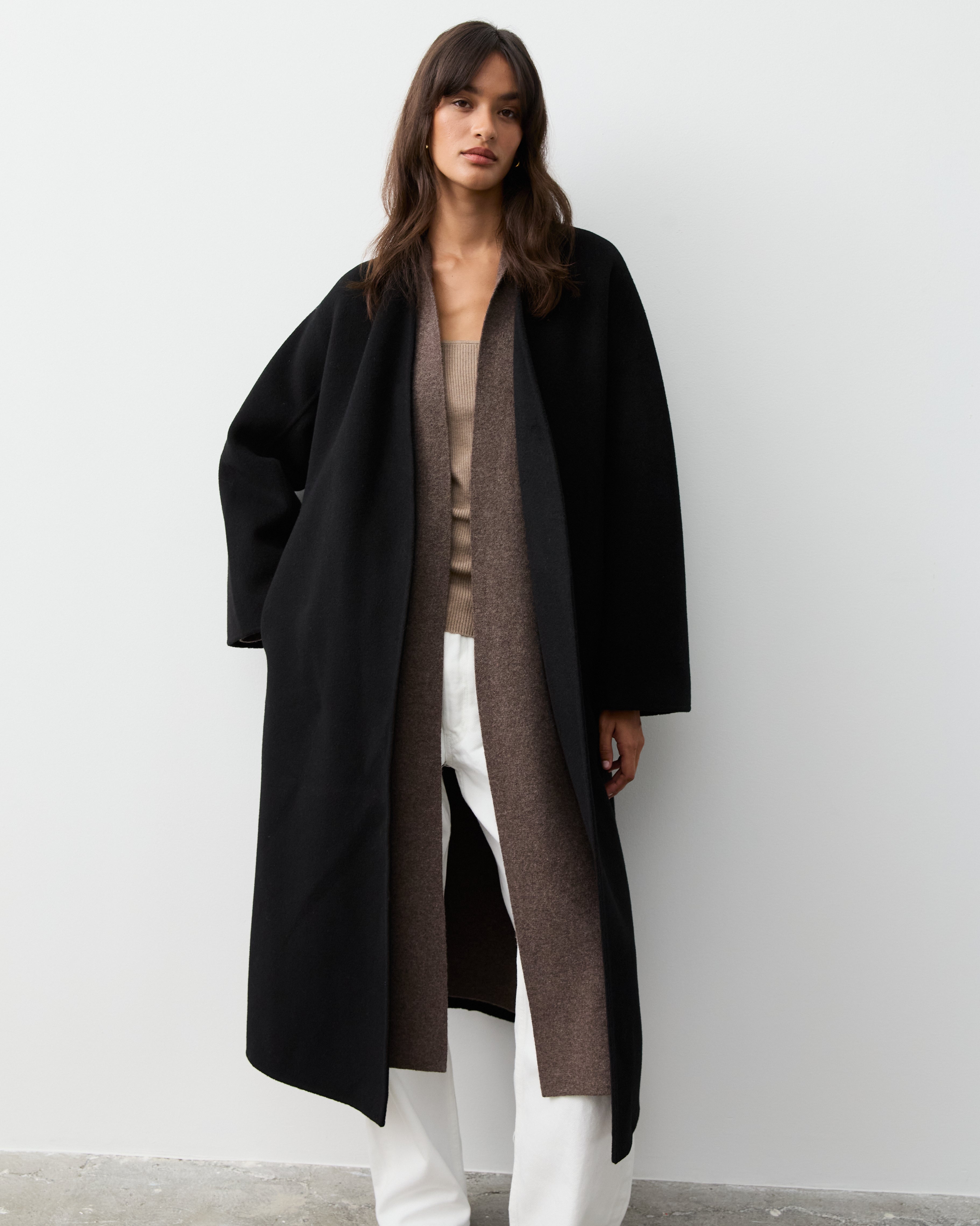 THE MODERN COAT - BLACK – THE CURATED