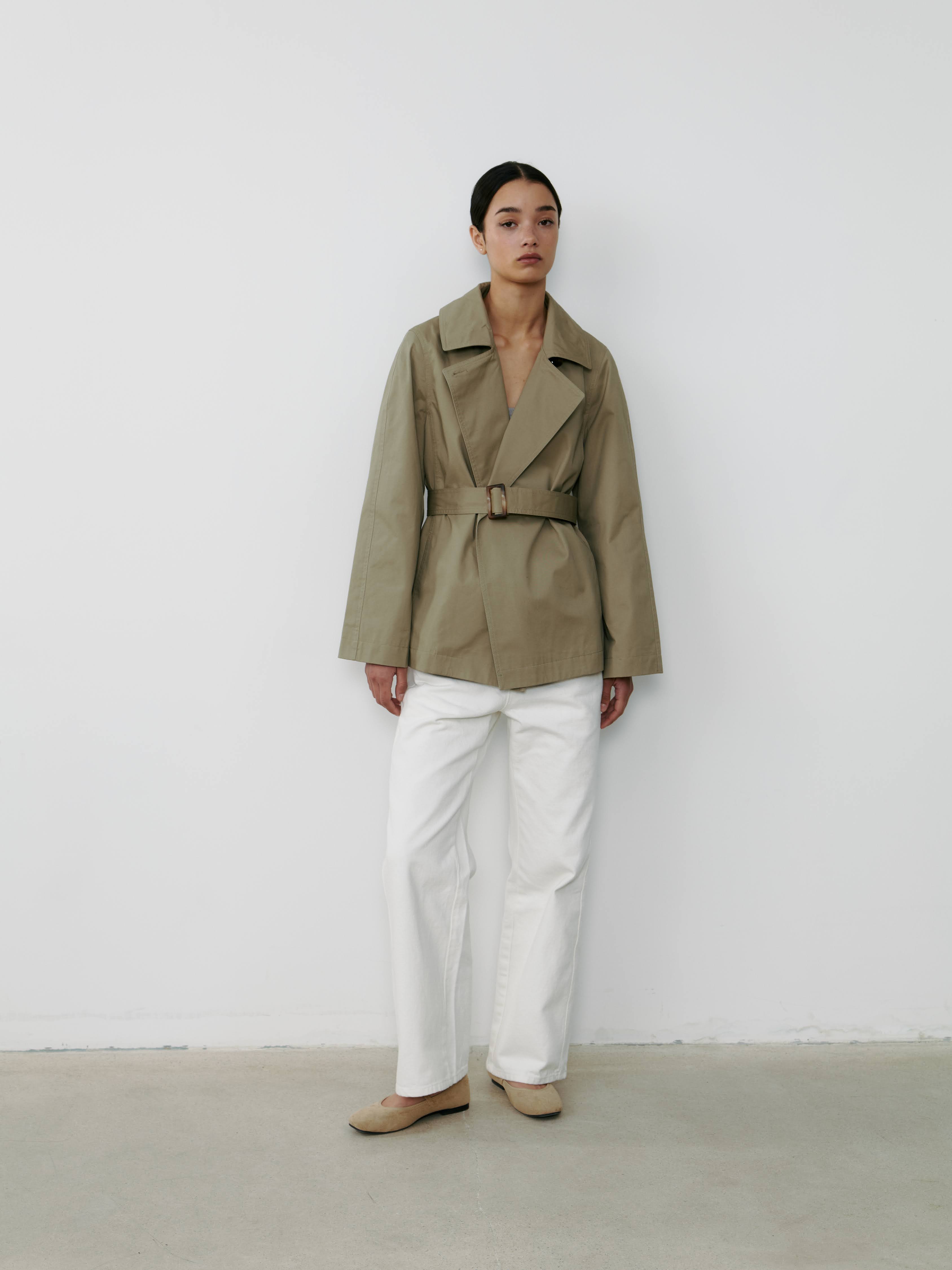 yoke reversible trench coat