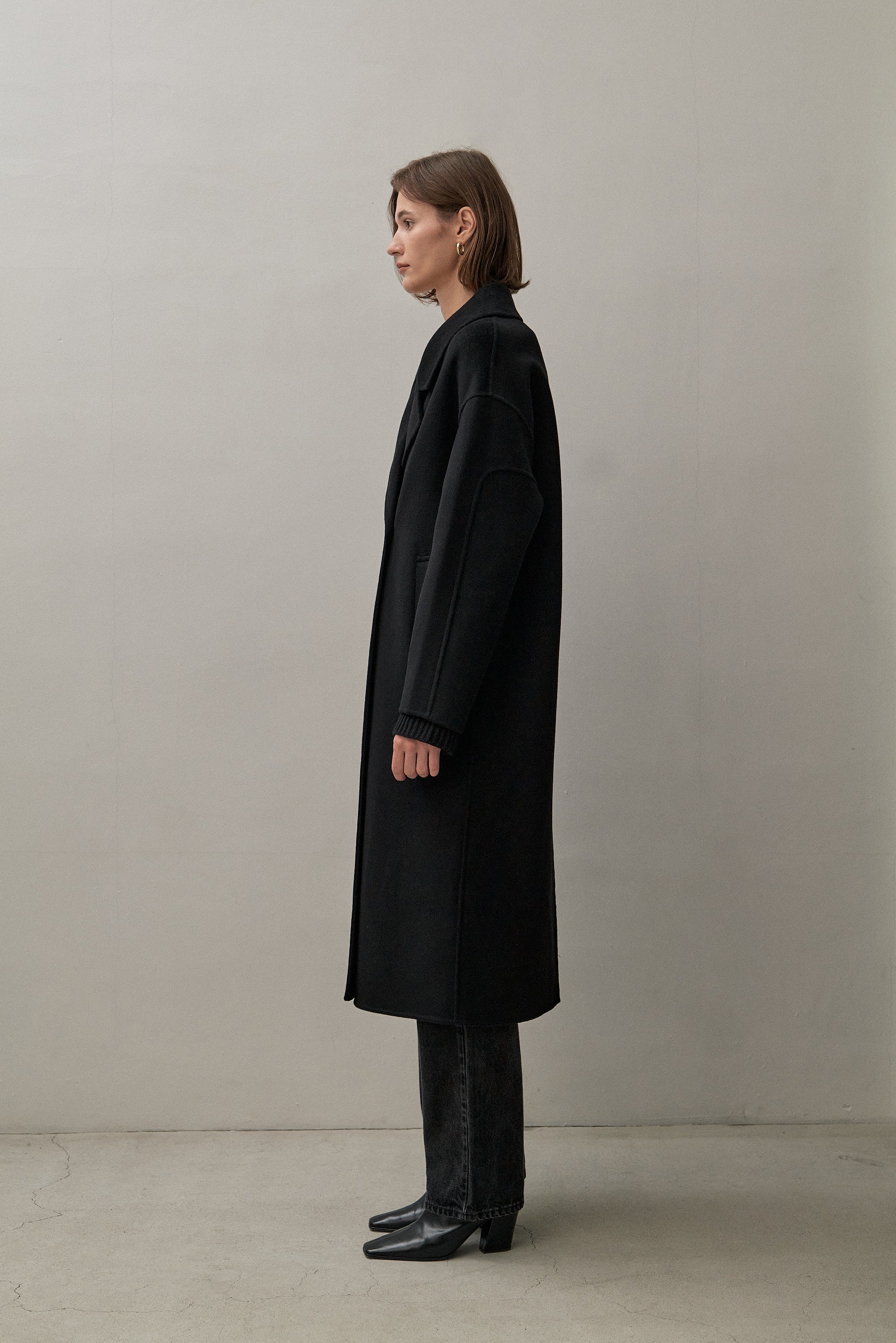 THE LONDON COAT - BLACK 90/10 – THE CURATED