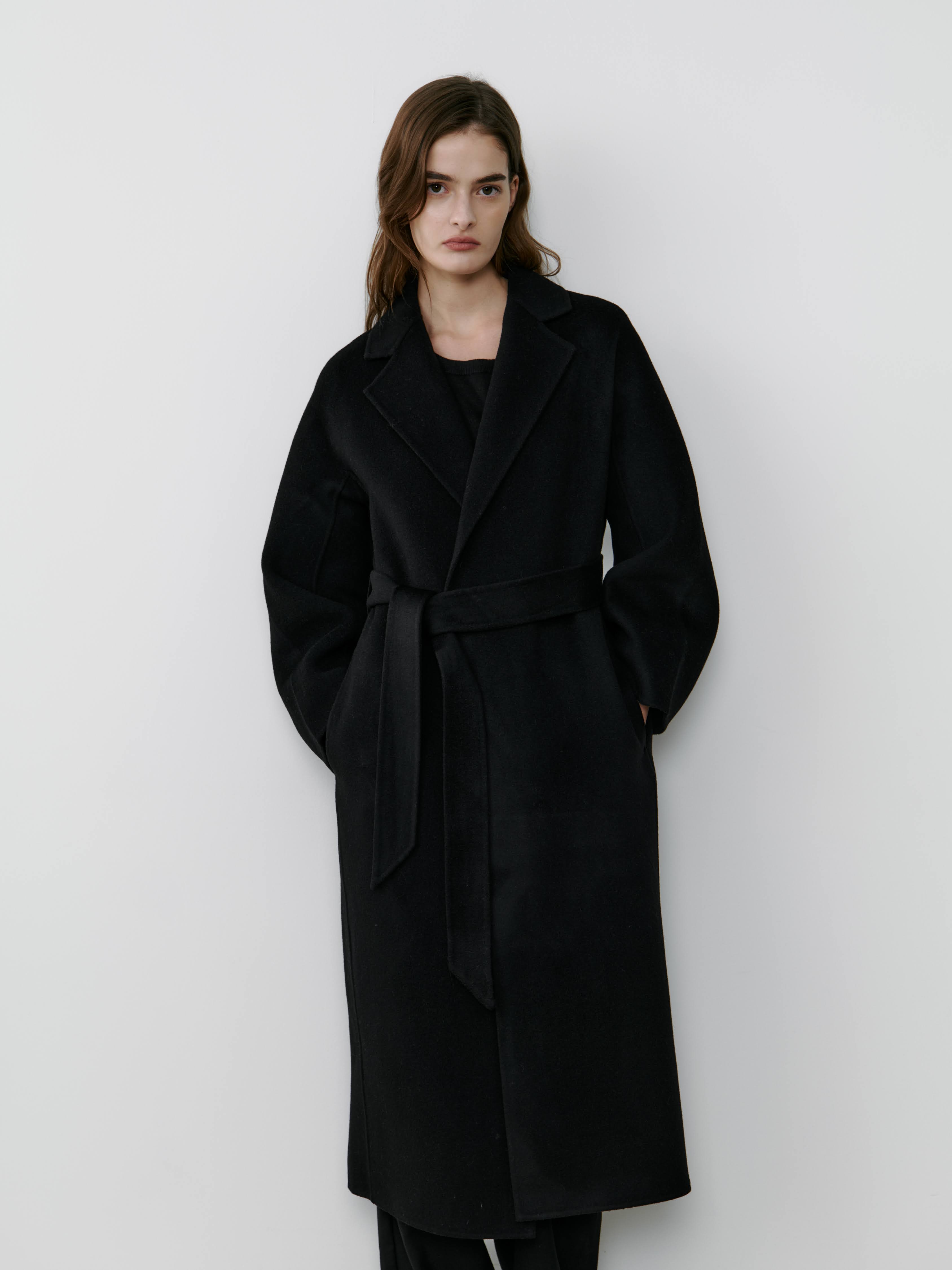 THE CURATED CLASSIC COAT - BLACK
